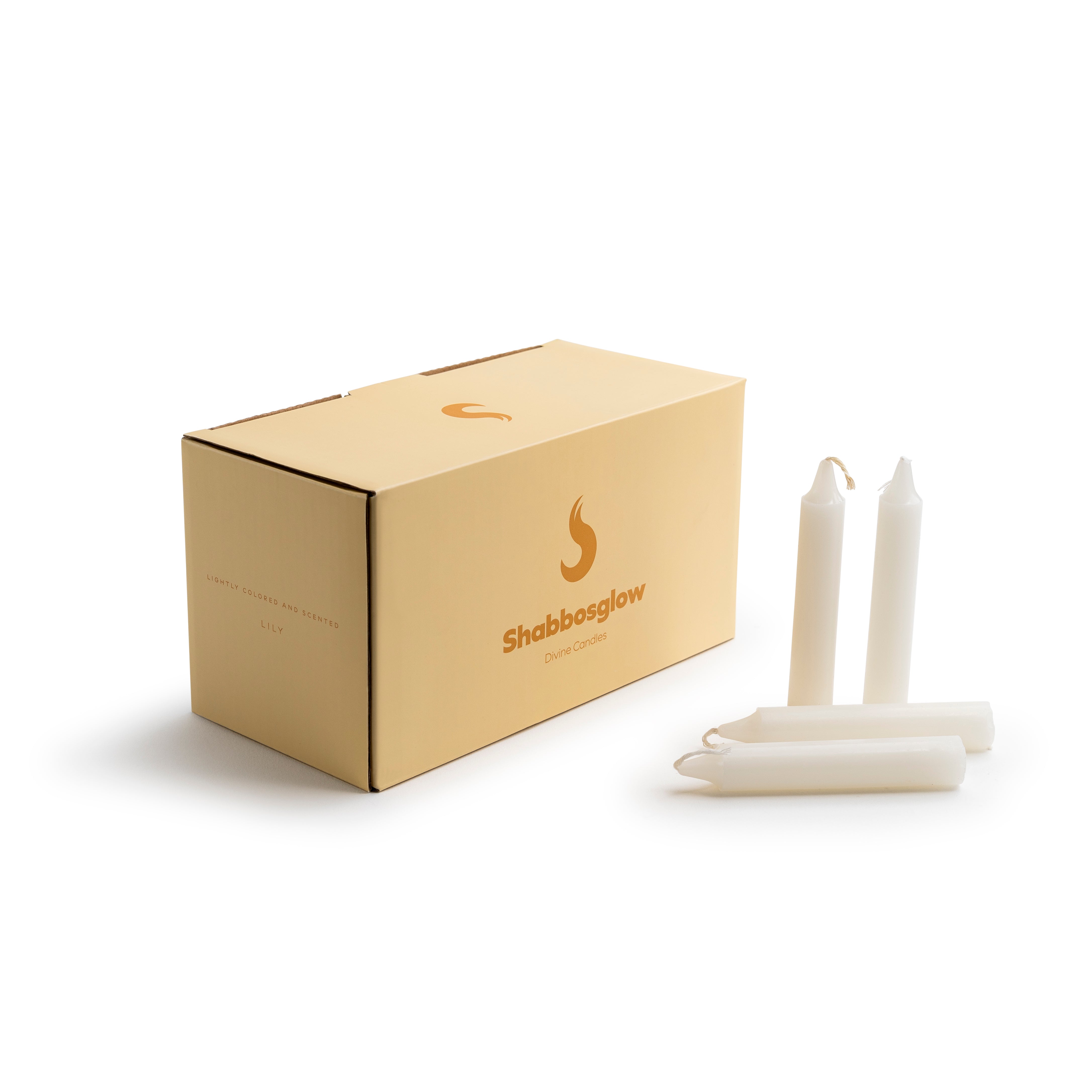 Elegant Shabbos Candles – Lightly Scented and Colored
