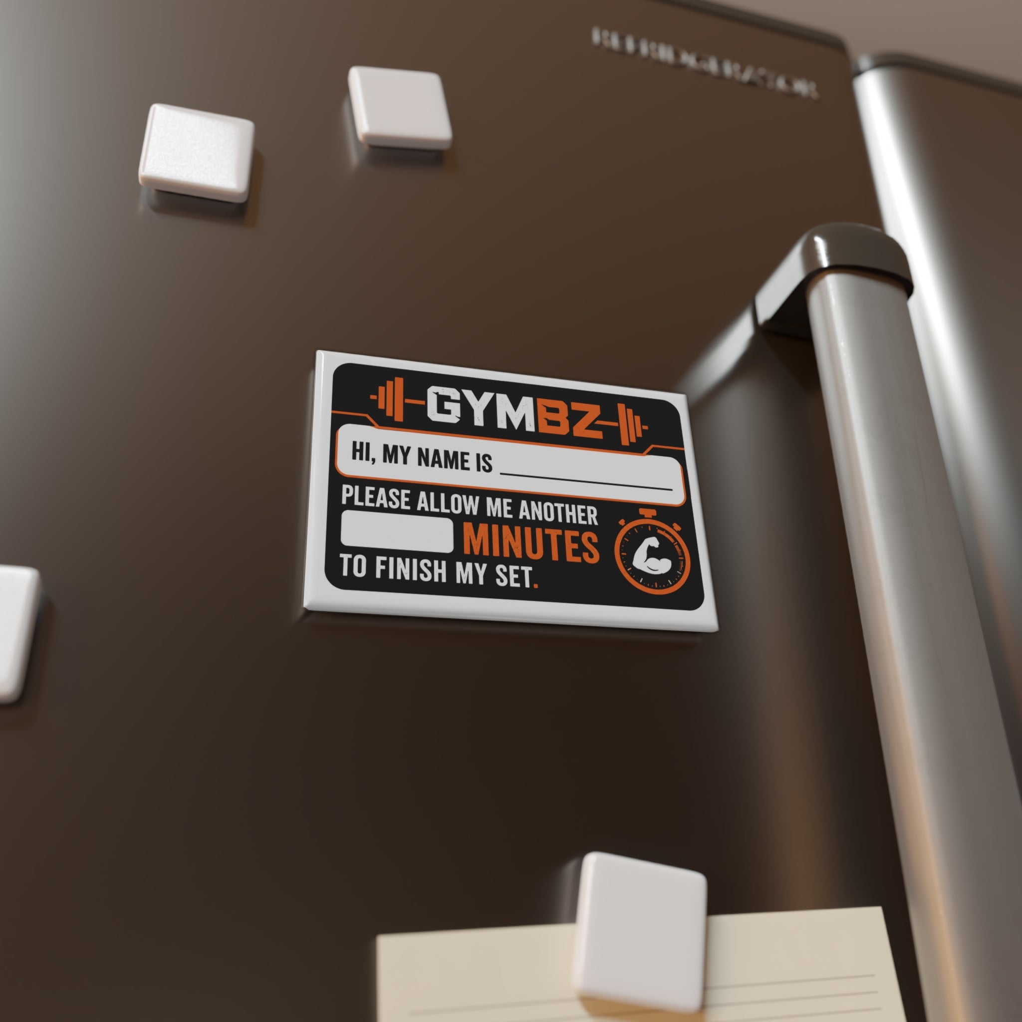 GymBZ Super Set Reps Gym Magnet