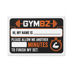 GymBZ Super Set Reps Gym Magnet